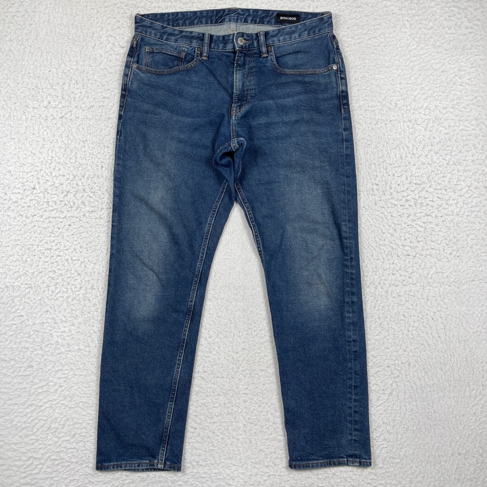 Bonobos Jeans Mens 32x30 Blue Athletic Fit Organic Cotton Stretch Casual Classic